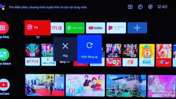 Làm Sao Để Khởi Động Lại Tivi Sony