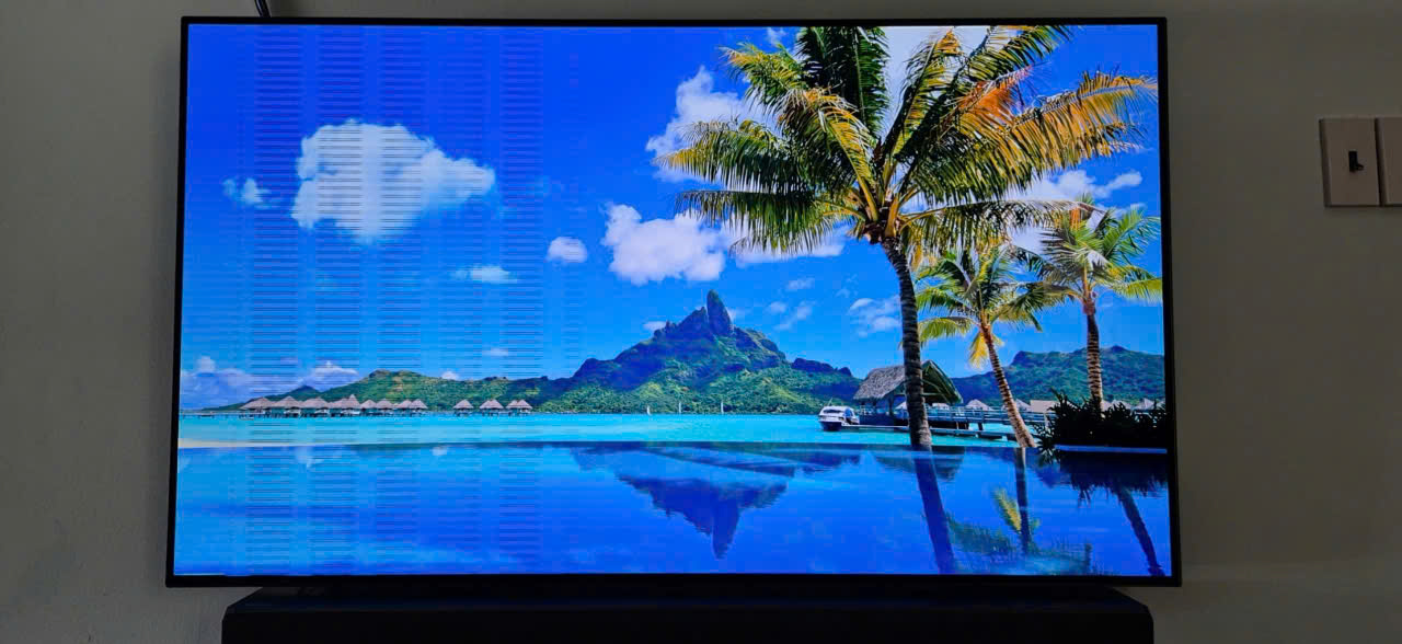 Tivi Sony 43W800C Bị Sọc Màn Hình