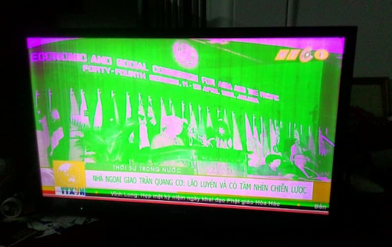 Tivi Sony Bị Nhòe Hình, Nhòe Màu